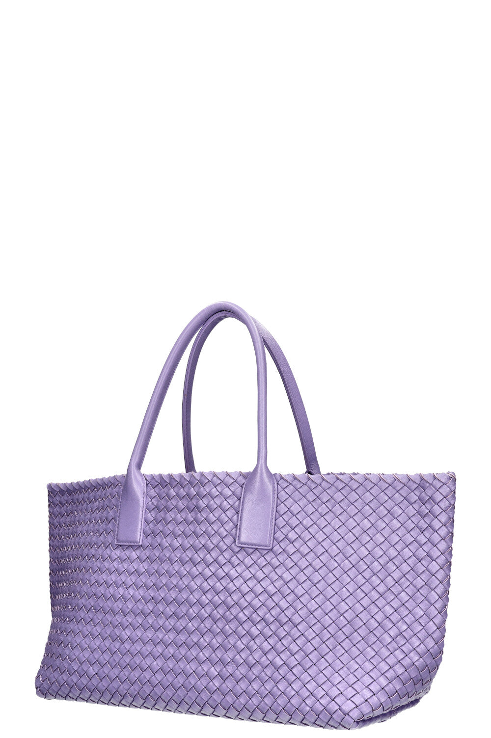 BOTTEGA VENETA Medium Cabat Tote Intrecciato Purple