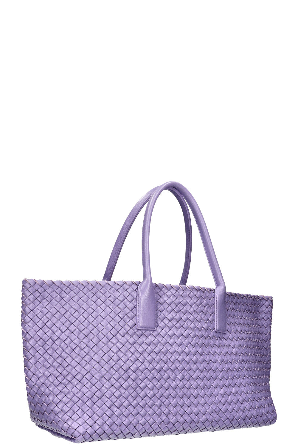 BOTTEGA VENETA Medium Cabat Tote Intrecciato Purple