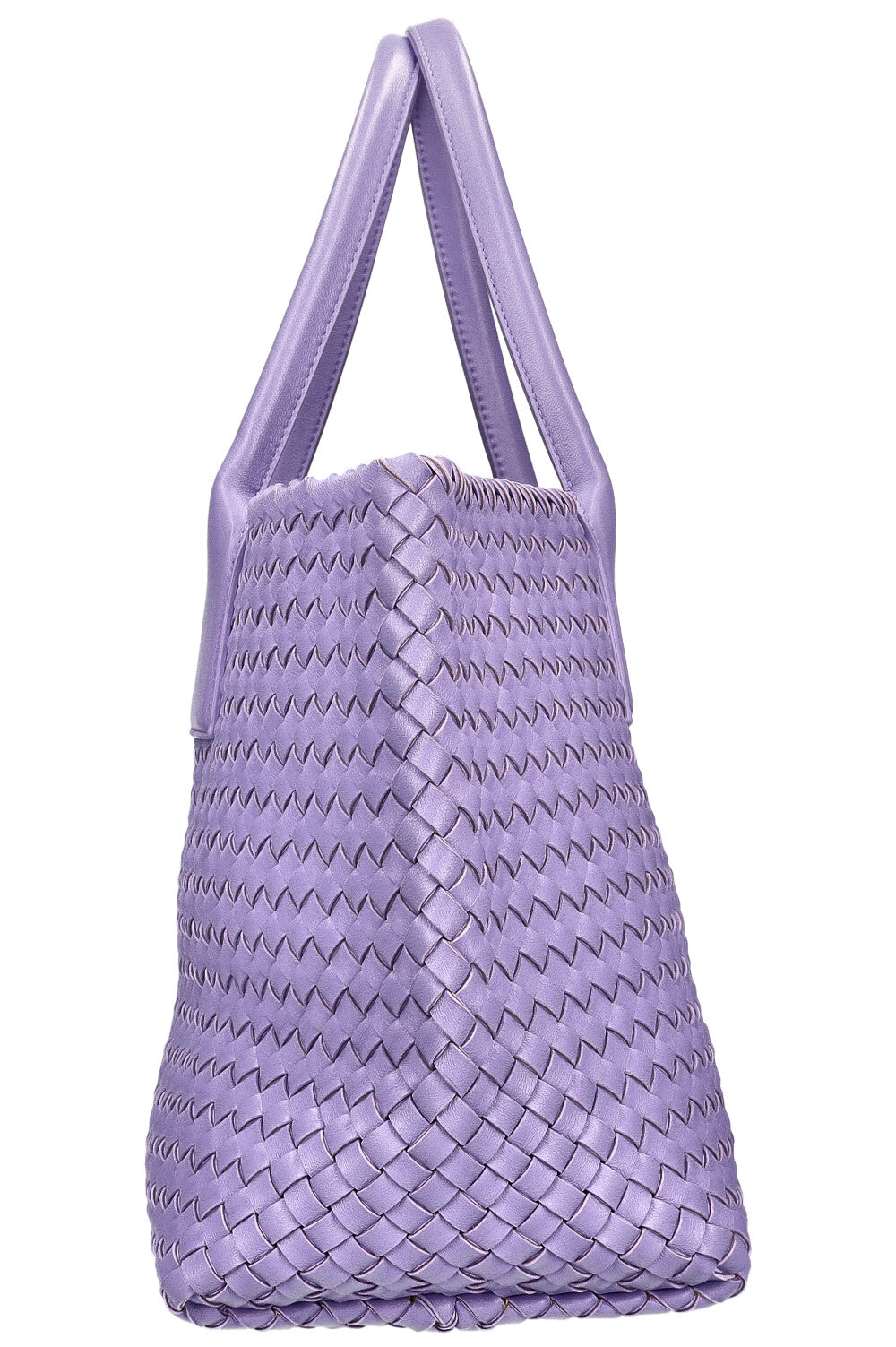 BOTTEGA VENETA Medium Cabat Tote Intrecciato Purple