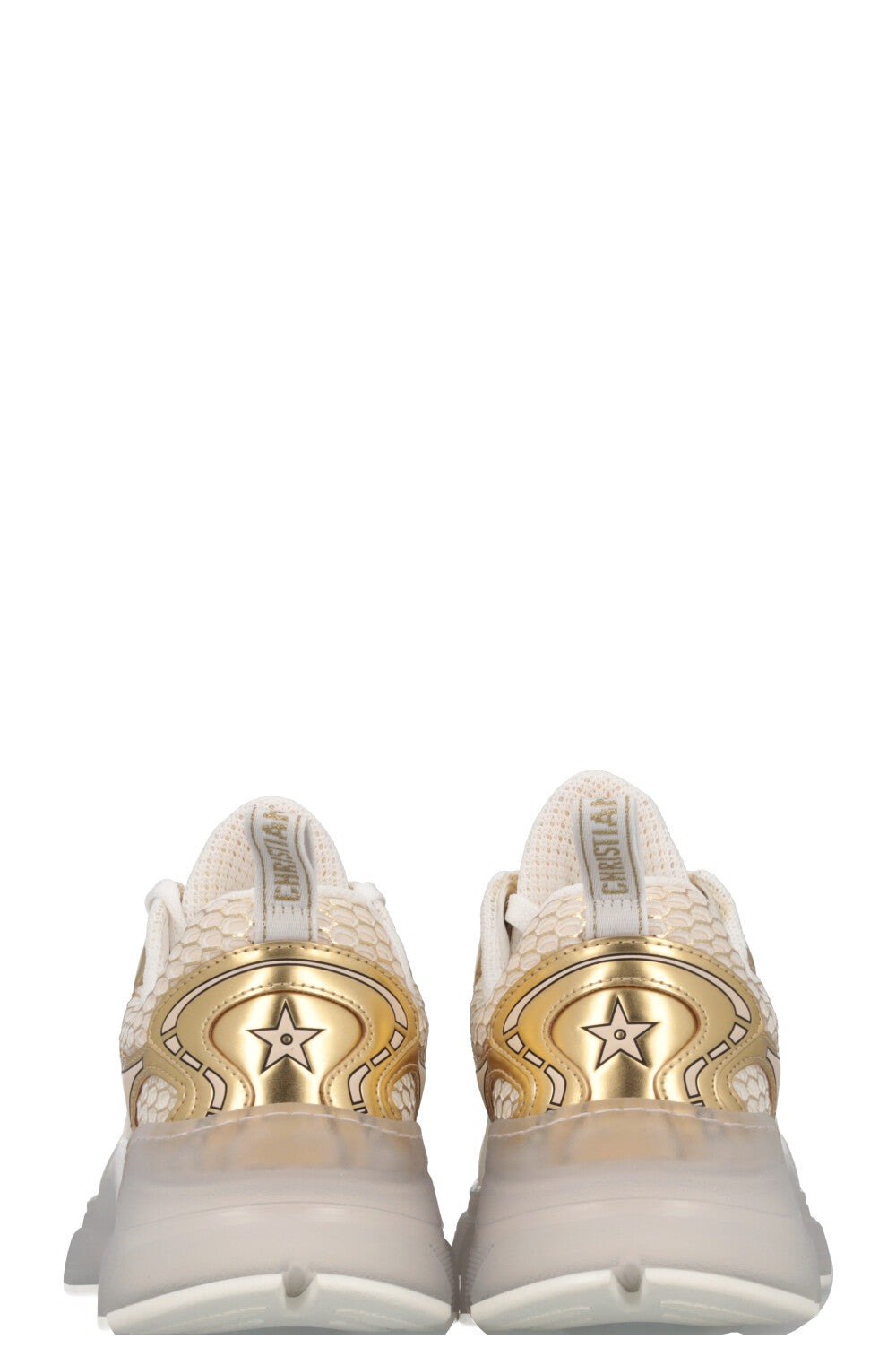 CHRISTIAN DIOR Vibe Sneakers White Gold