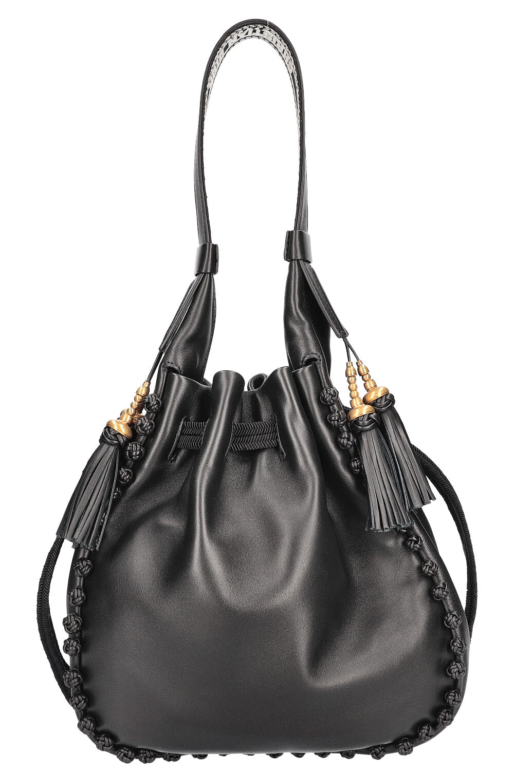 CHRISTIAN DIOR Hobo Bucket Bag Black