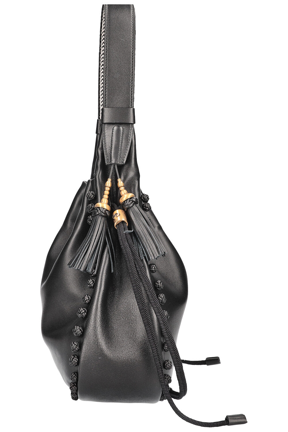 CHRISTIAN DIOR Hobo Bucket Bag Black