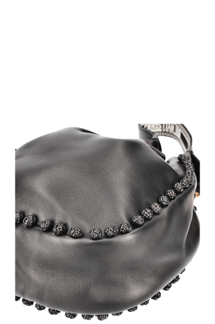 CHRISTIAN DIOR Hobo Bucket Bag Black