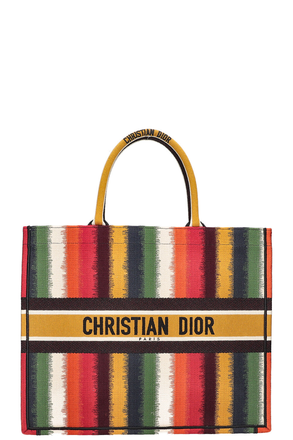 CHRISTIAN DIOR Book Tote Striped Multicolor