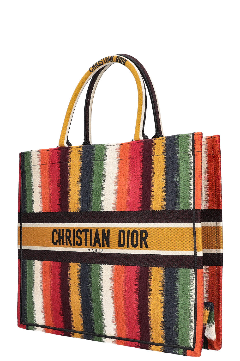 CHRISTIAN DIOR Book Tote Striped Multicolor