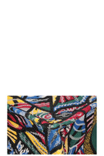 CHRISTIAN DIOR Butterfly Book Tote Large Green Blue