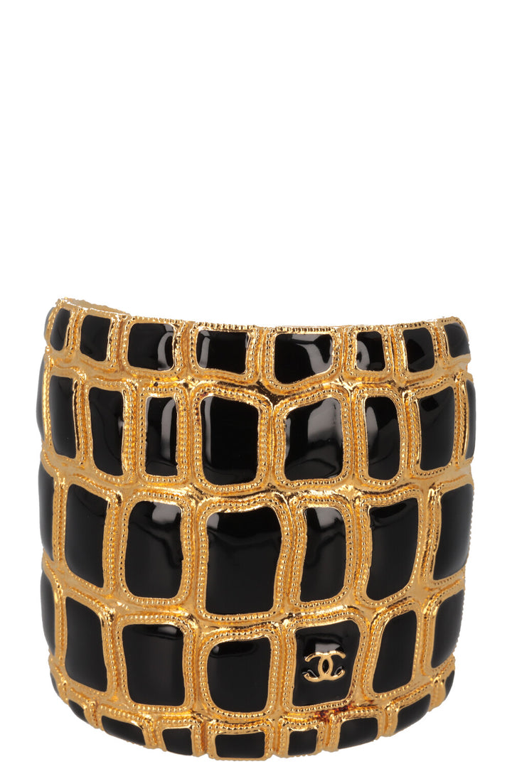 CHANEL Egypt Cuff Black Gold