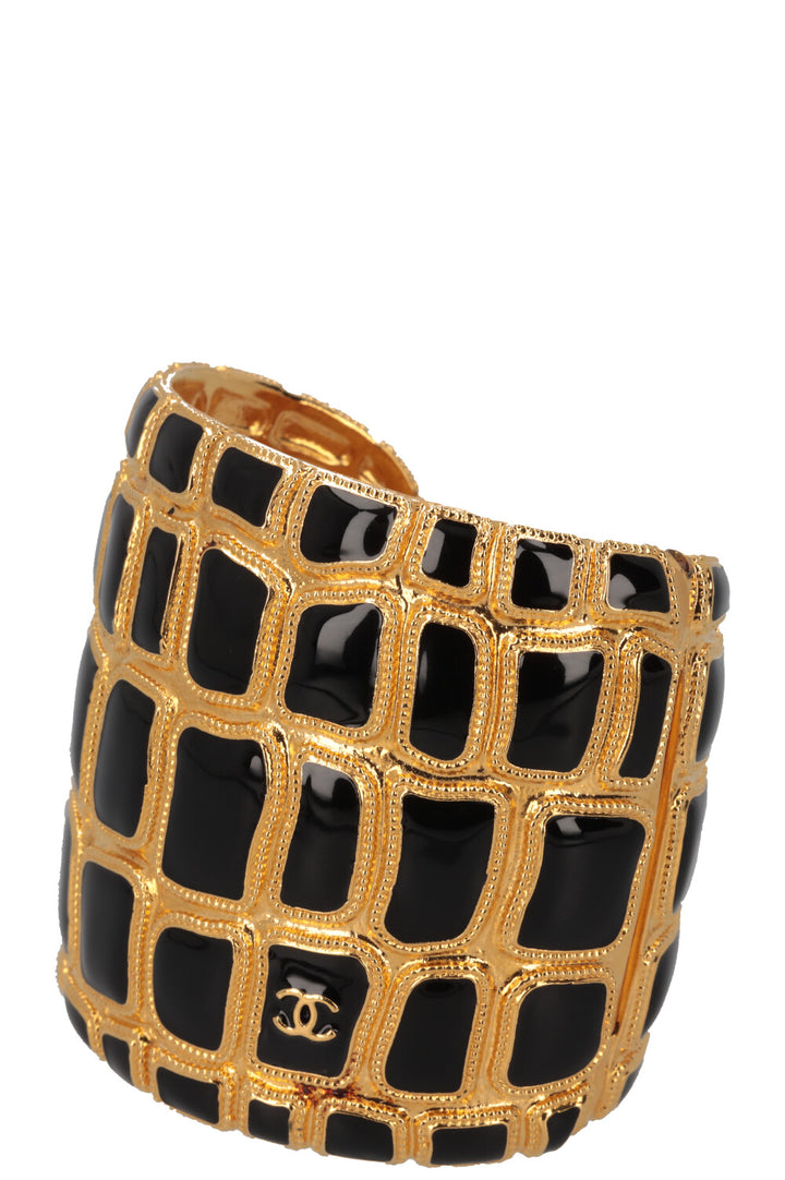 CHANEL Egypt Cuff Black Gold