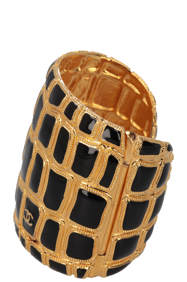 CHANEL Egypt Cuff Black Gold