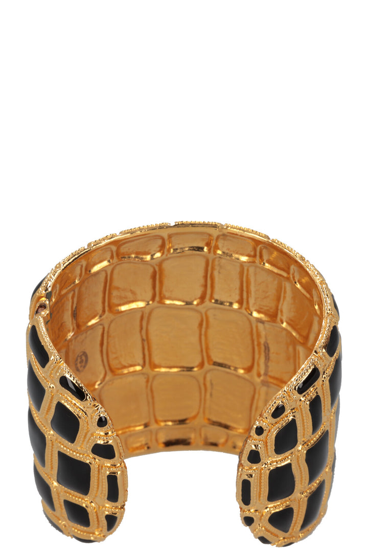 CHANEL Egypt Cuff Black Gold