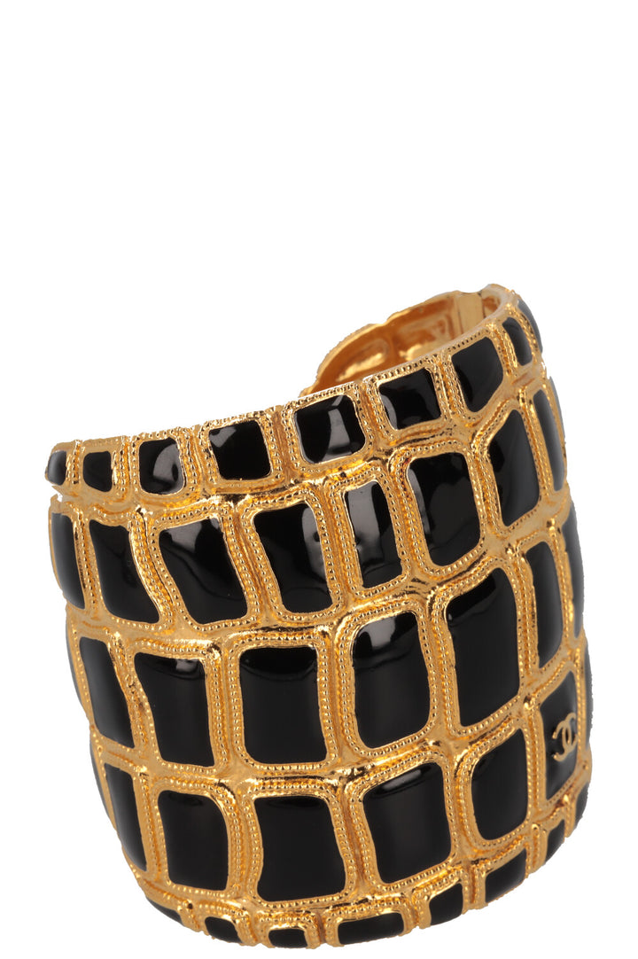 CHANEL Egypt Cuff Black Gold