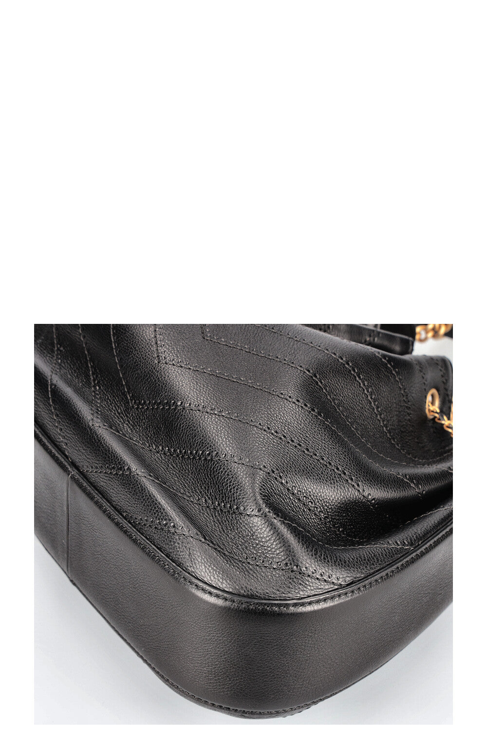 CHANEL Paris Rome Sac à chaîne Chevron Noir