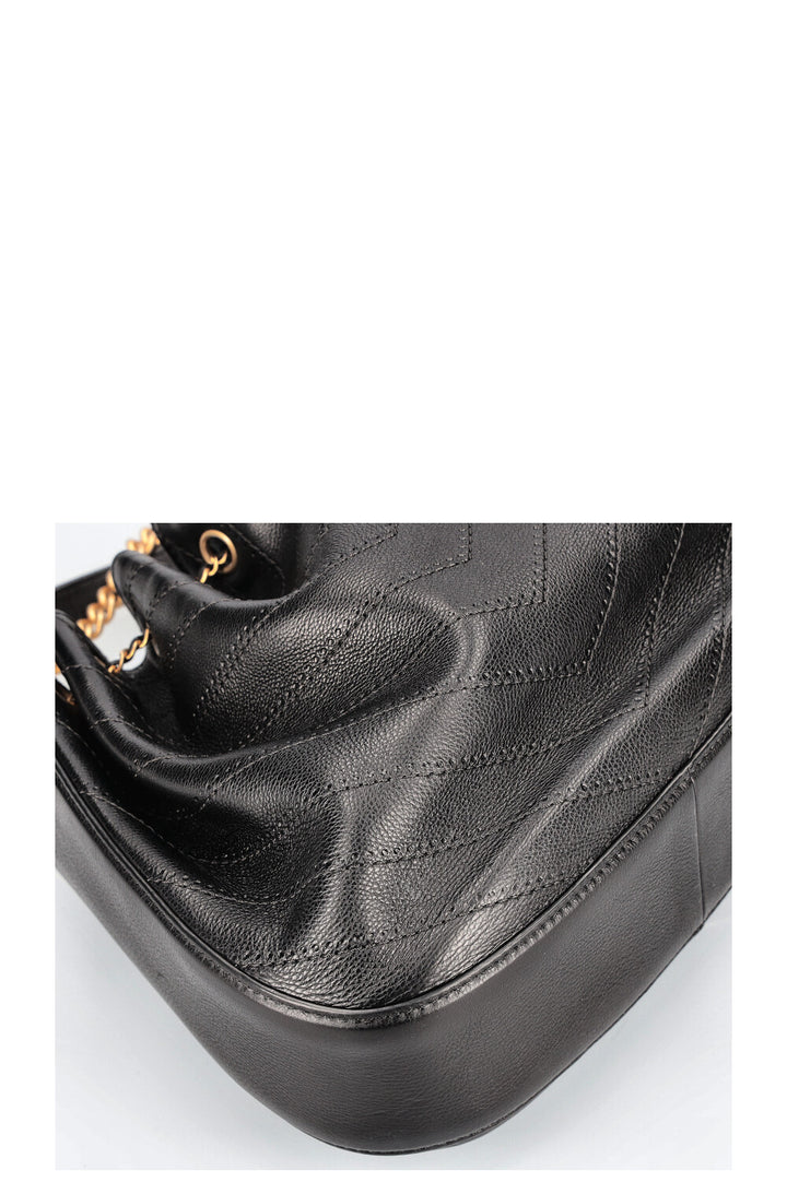 CHANEL Paris Rome Sac à chaîne Chevron Noir