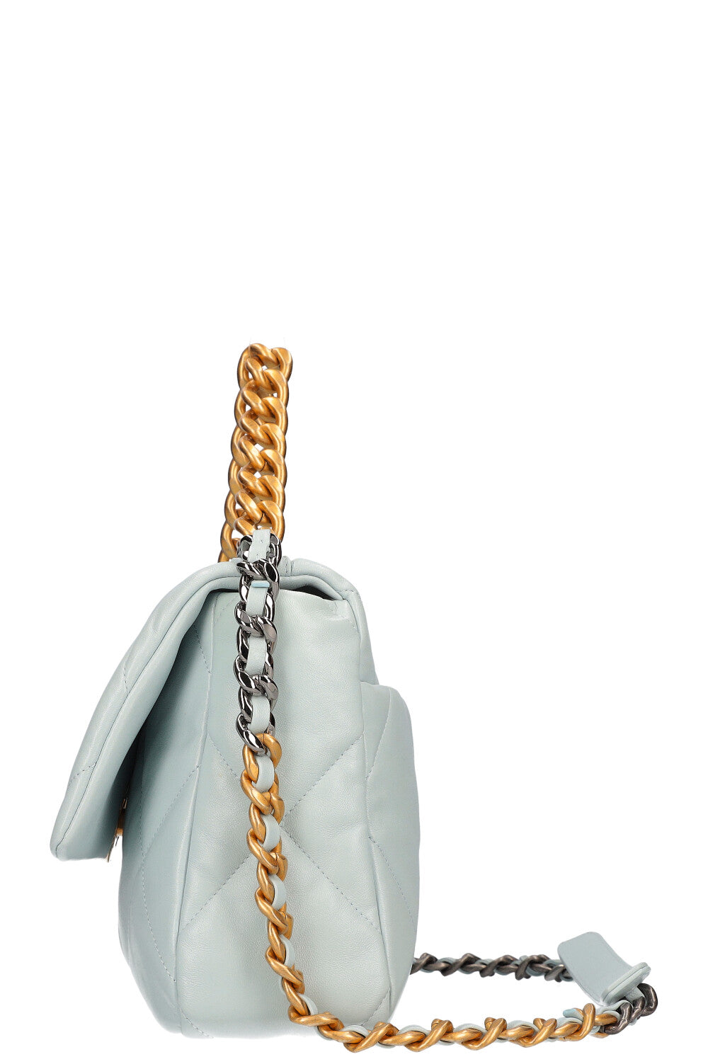 CHANEL 19 Large Bag Pastel Blue