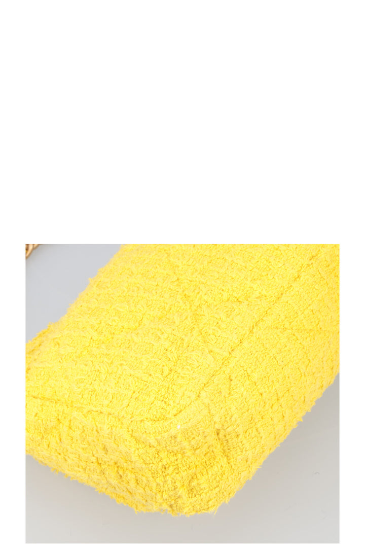CHANEL 19 Medium Flap Bag Tweed Yellow