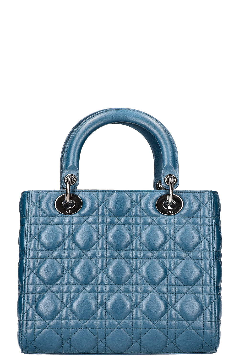 CHRISTIAN DIOR Lady Dior Bag Medium Blue – REAWAKE