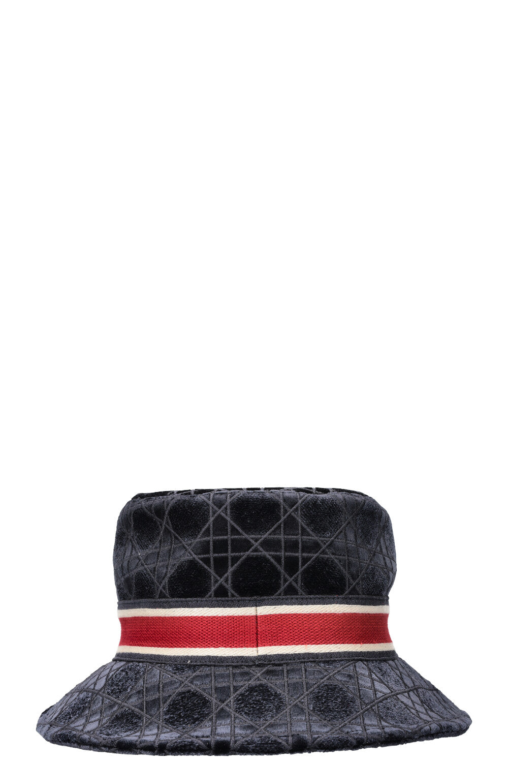 CHRISTIAN DIOR Teddy B Bucket Hat Cannage Velvet Blue – REAWAKE display picture 2
