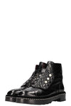 CHANEL Combat Boots with Chain and Pearl Decor 17A