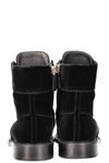 CHANEL Boots Velvet Black