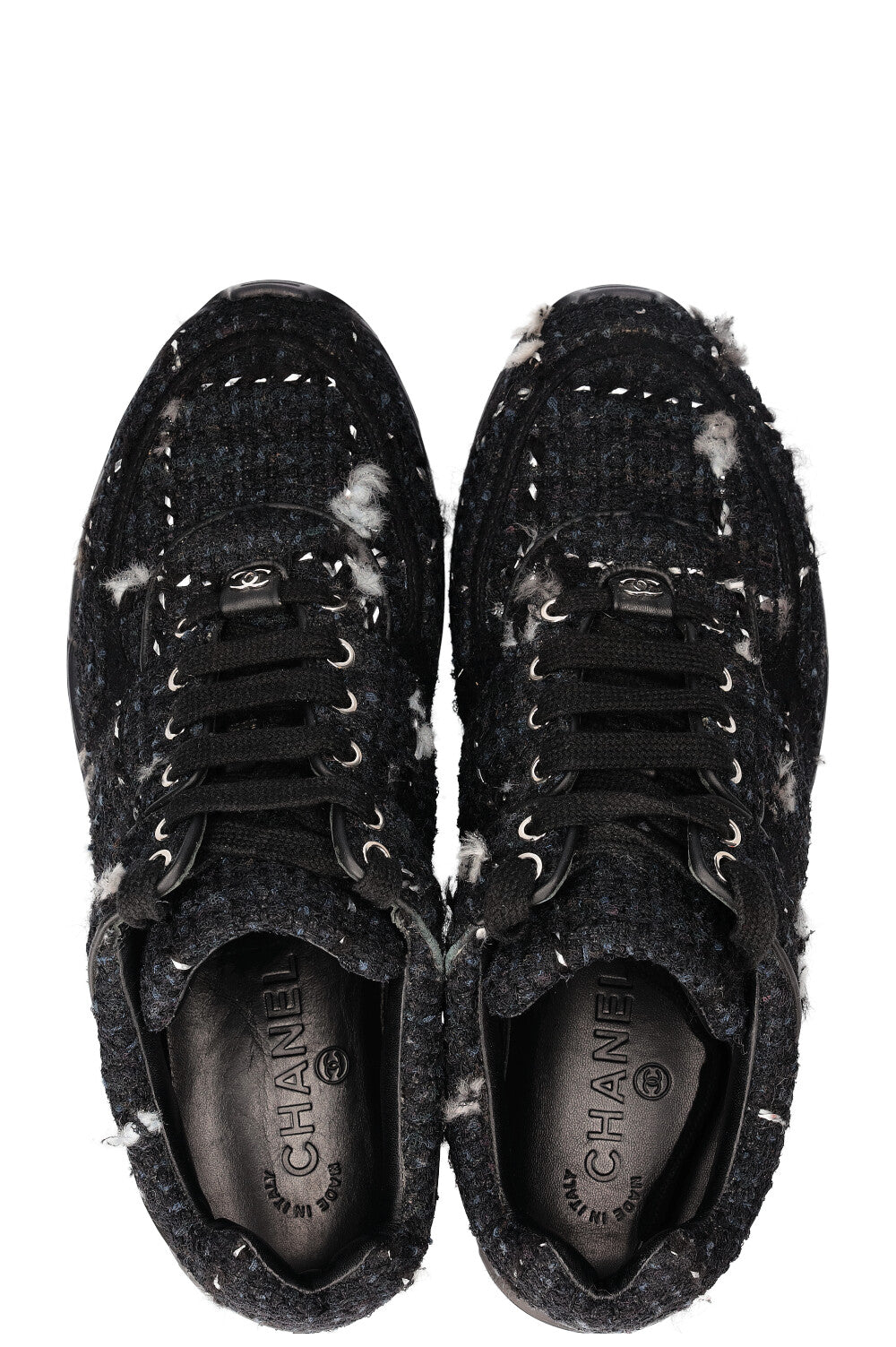 CHANEL Sneakers Tweed Black – REAWAKE - Main Image