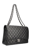 CHANEL Double Flap Bag Maxi Black
