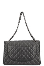 CHANEL Double Flap Bag Maxi Black