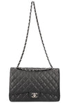 CHANEL Double Flap Bag Maxi Large Black