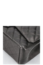 CHANEL Double Flap Bag Maxi Black