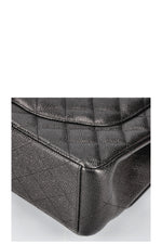 CHANEL Double Flap Bag Maxi Black