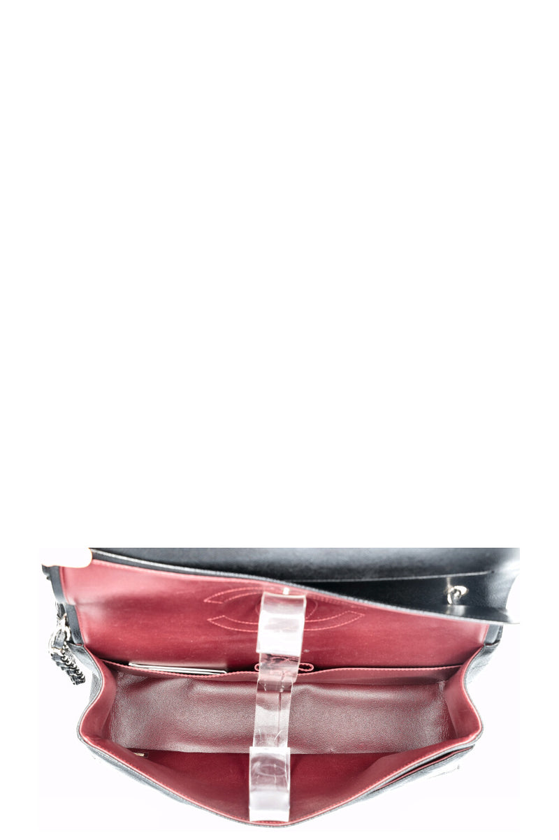 CHANEL Double Flap Bag Maxi Black