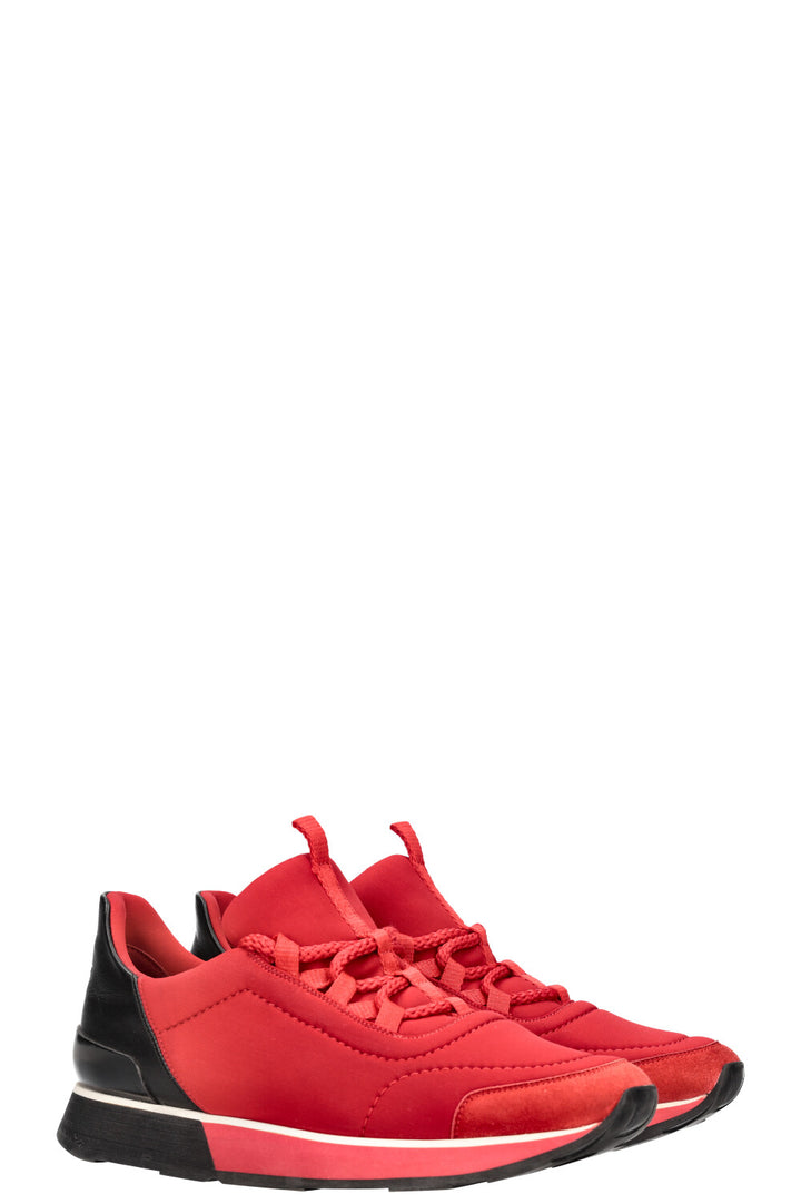 HERMÈS Buster Sneakers Scuba Red