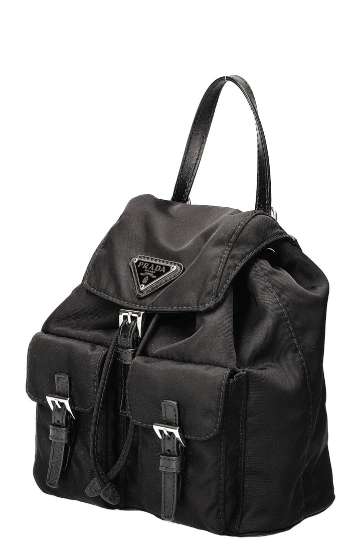 PRADA Mini Nylon Crossbody Bag Black