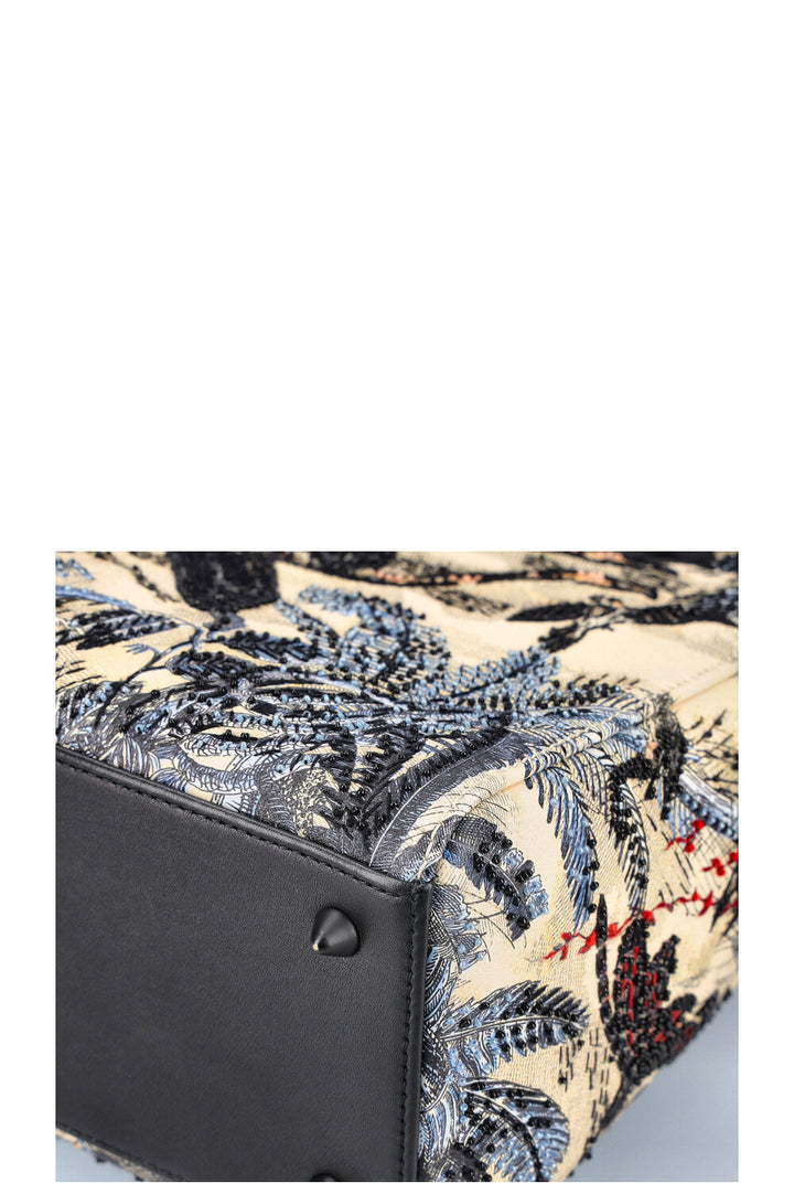 CHRISTIAN DIOR Lady Dior Bag Medium Multicolor