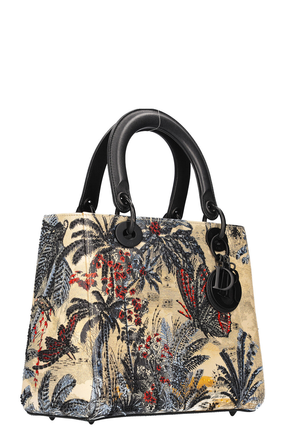 CHRISTIAN DIOR Lady Dior Bag Medium Multicolor