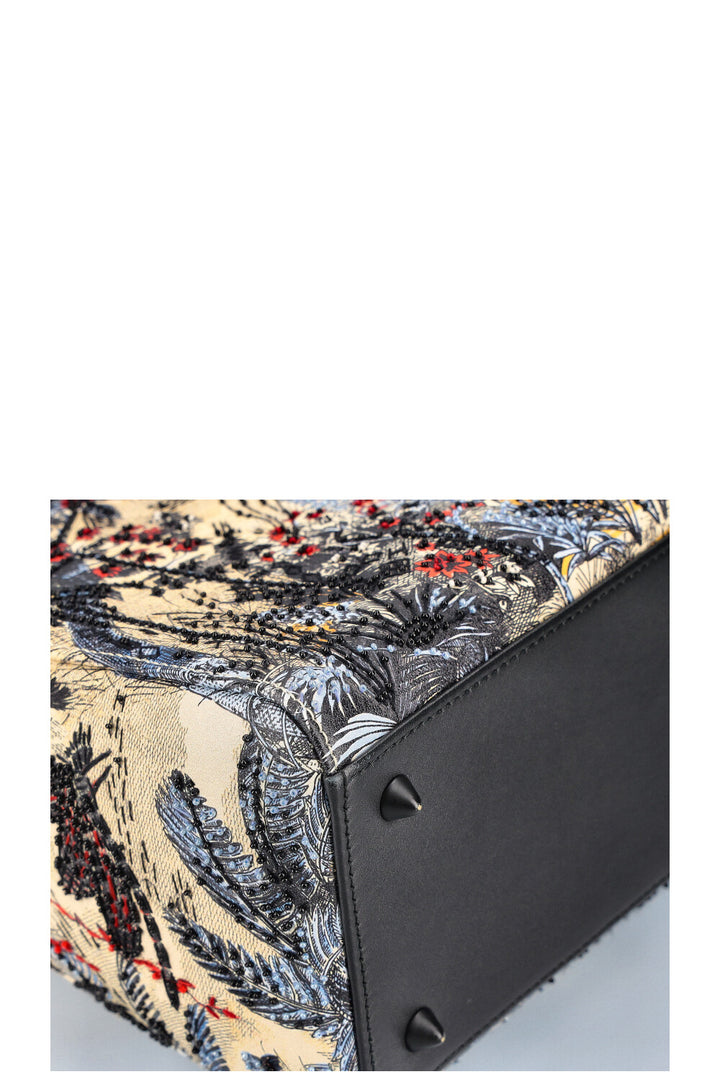 CHRISTIAN DIOR Lady Dior Bag Medium Multicolor