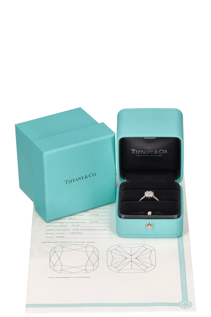 TIFFANY&CO. Soleste Cushion Diamond Ring