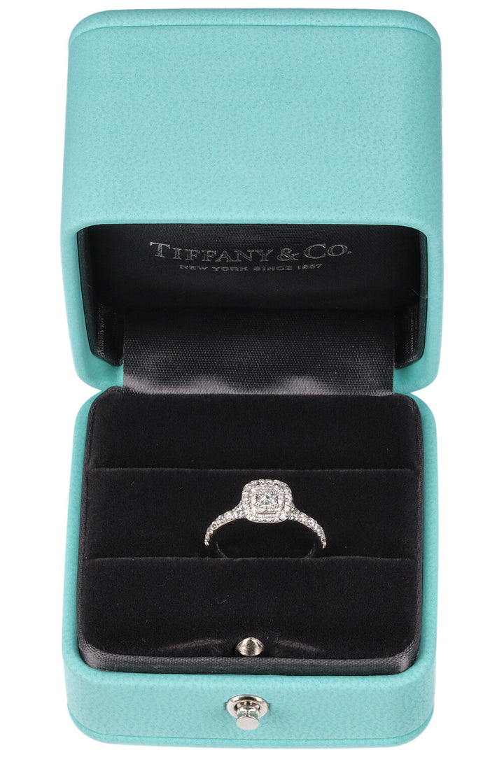TIFFANY&CO. Soleste Cushion Diamond Ring