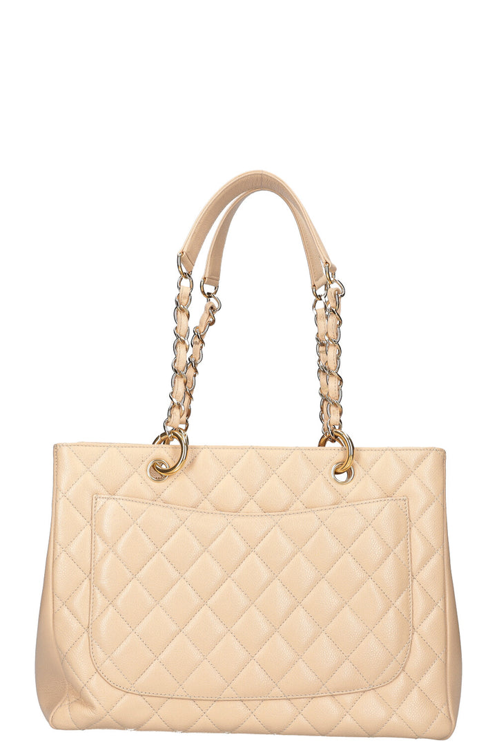 CHANEL GST Caviar Beige