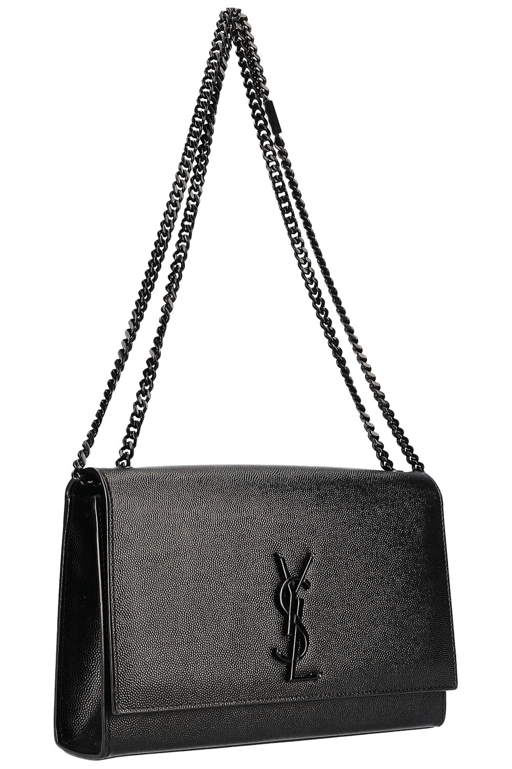 SAINT LAURENT Medium Kate Bag All Black