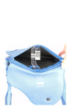 CHRISTIAN DIOR Saddle Messenger Pouch Leather Blue