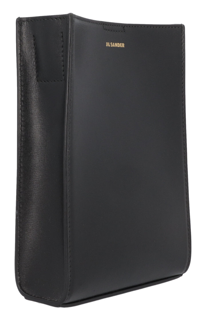 JIL SANDER Tangle Ring Crossbody Bag Black