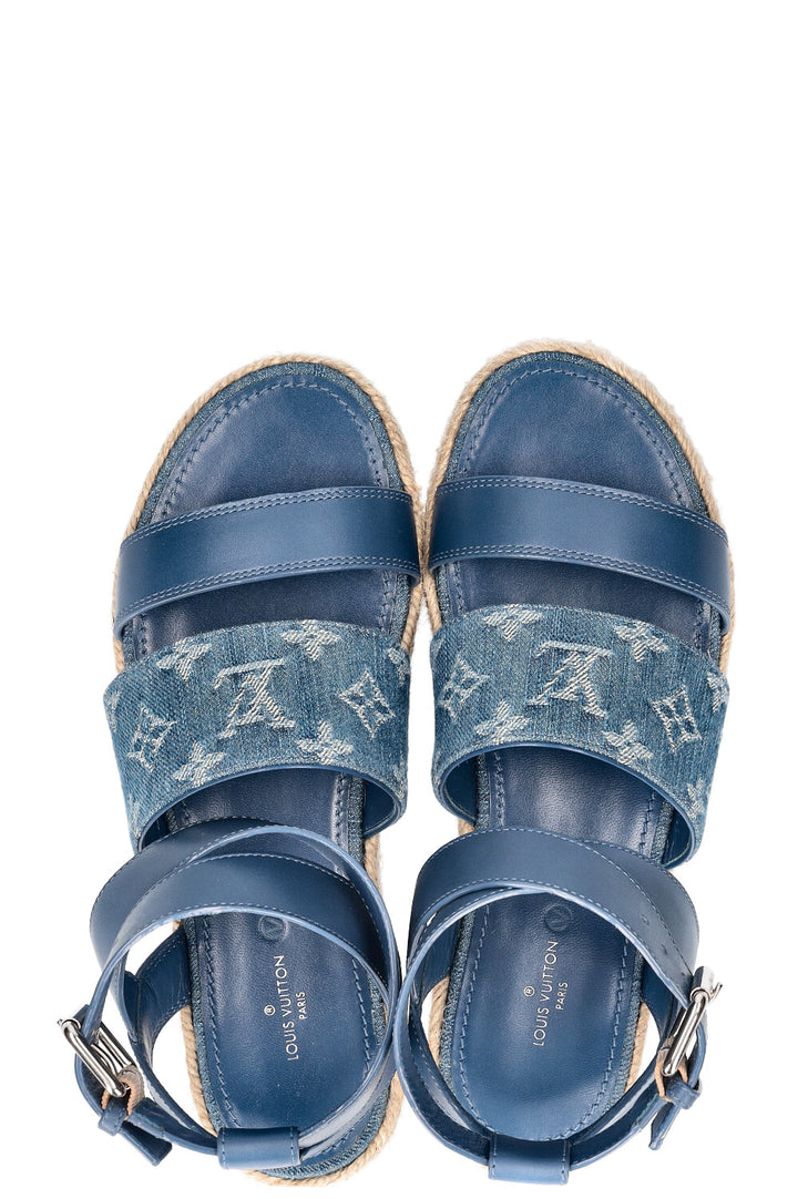 LOUIS VUITTON Sandals MNG Denim Blue