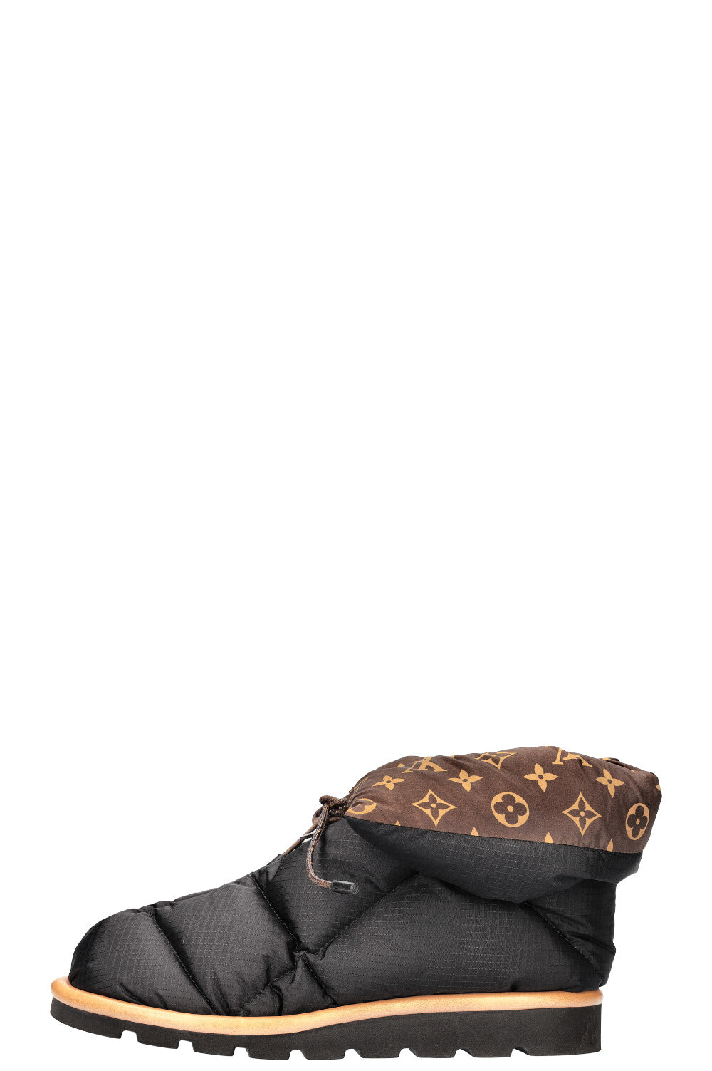 LOUIS VUITTON Pillow Comfort Ankle Boots Black & MNG