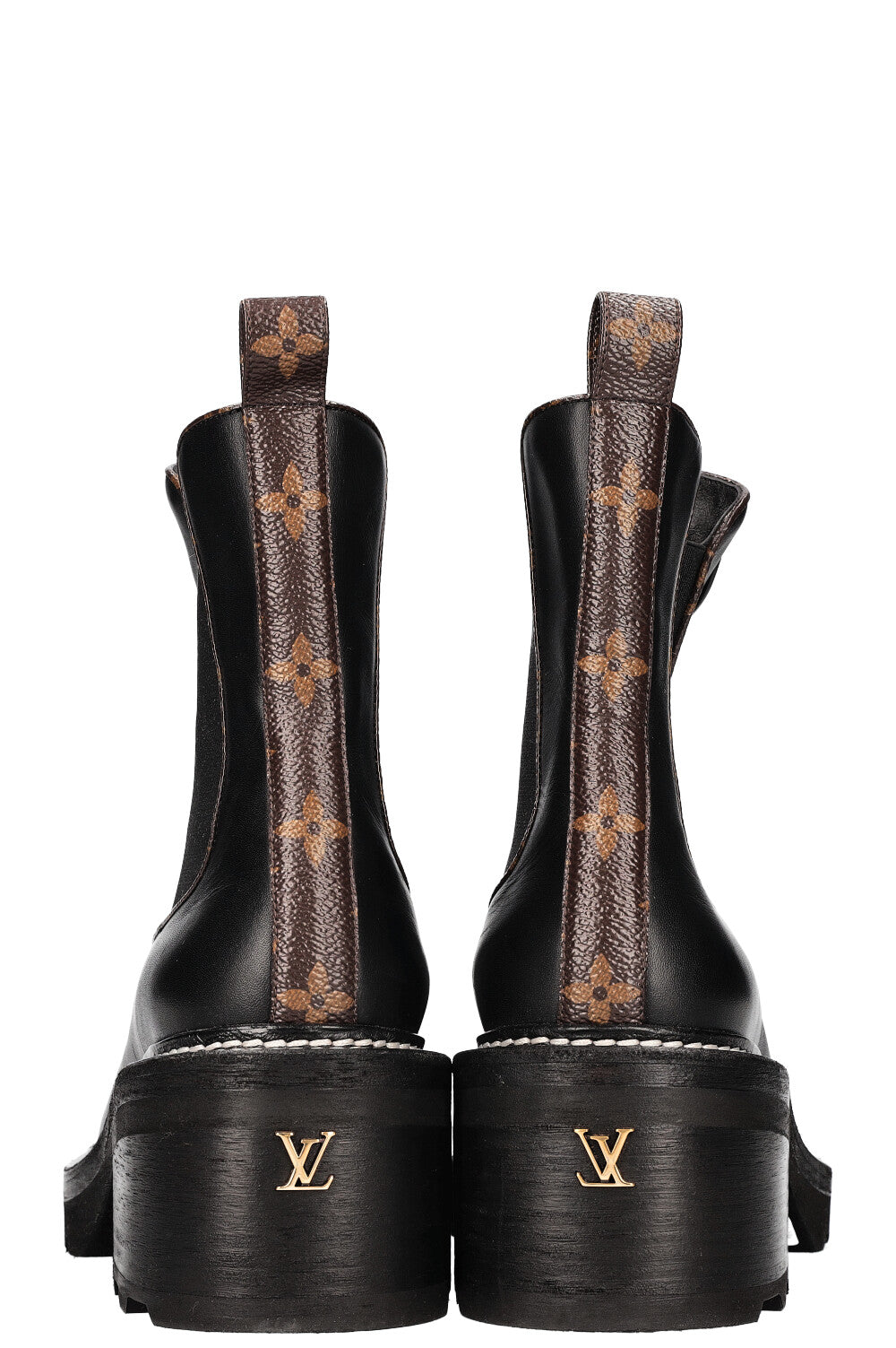 LOUIS VUITTON Beaubourg Ankle Boots Black