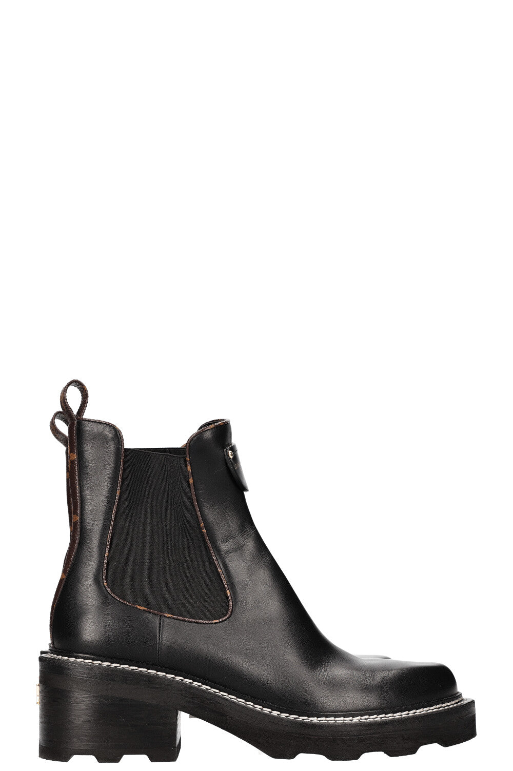 LOUIS VUITTON Beaubourg Ankle Boots Black