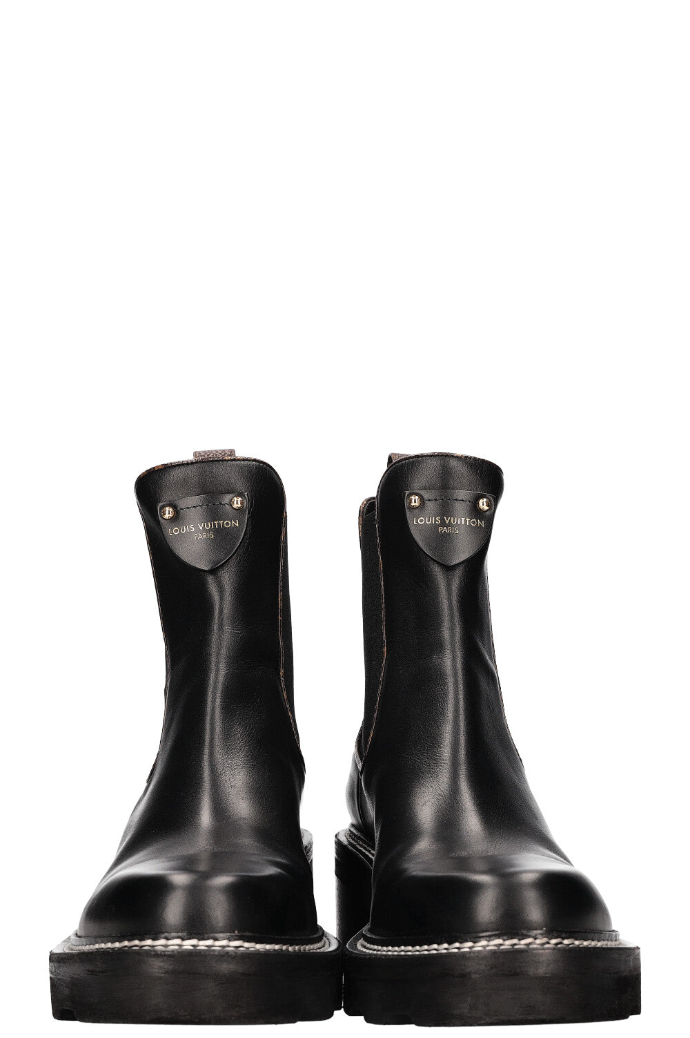 LOUIS VUITTON Beaubourg Ankle Boots Black