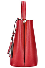 PRADA Panier Bag Saffiano Red