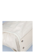 CHANEL Small Deauville Bag Leather Ivory
