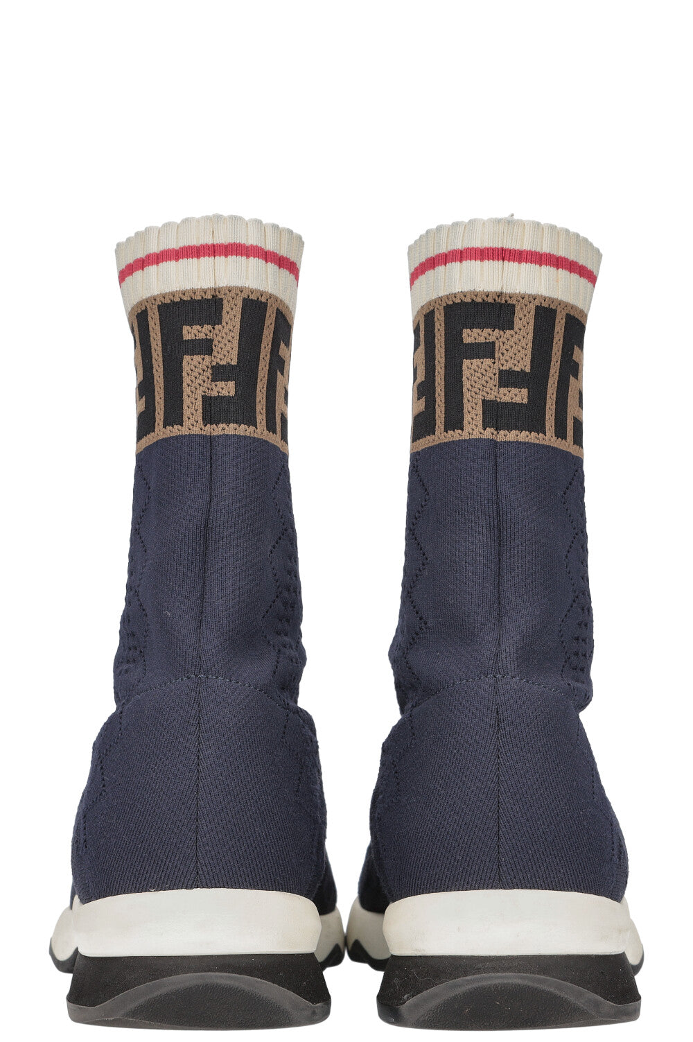 FENDI Sock Sneakers Logo Blue