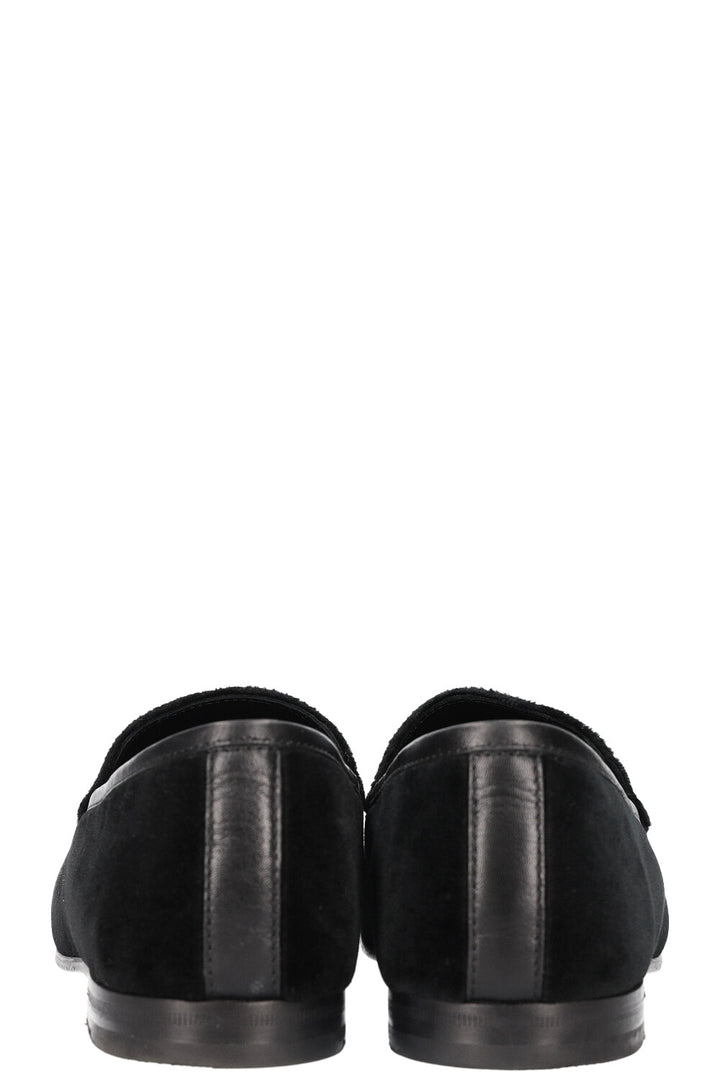 GUCCI Jordaan Flats Velvet Black